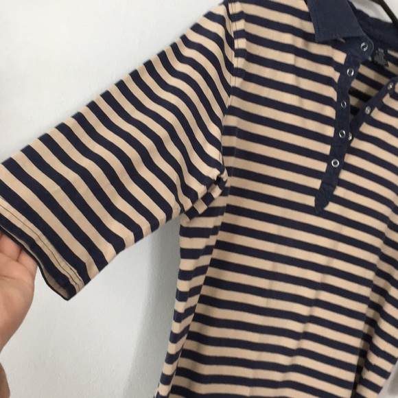 Vintage Cherokee Striped Collared Shirt Women’s M - Picture 4 of 5